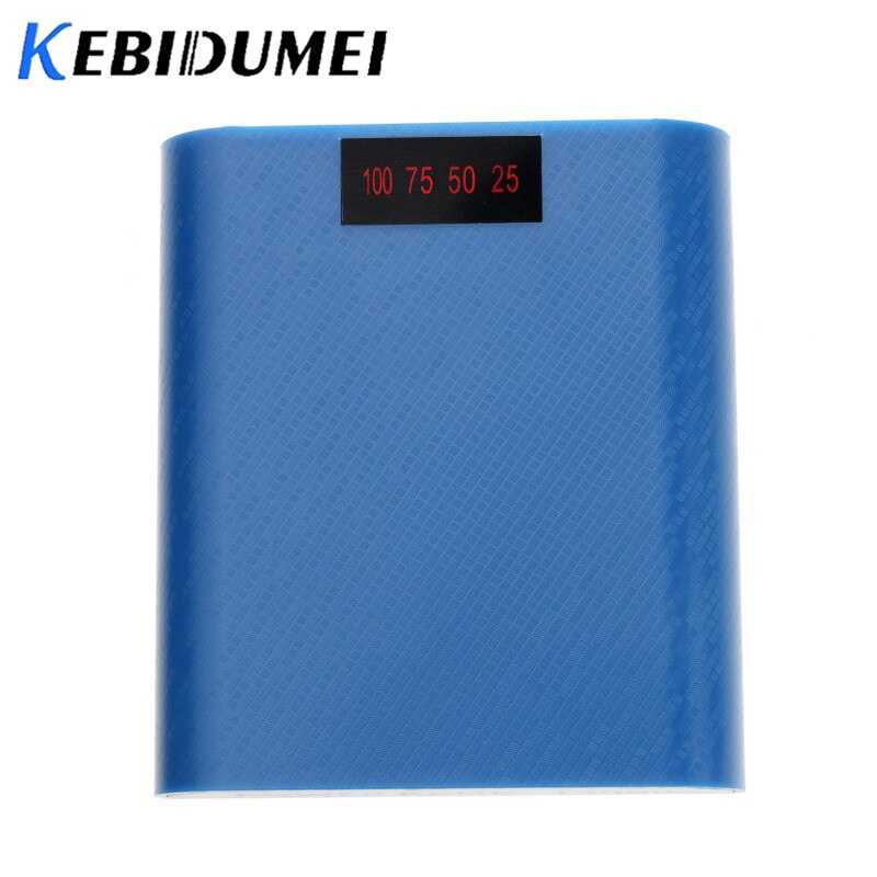 Kebidumei 5v usb 4 * 18650 powerbank akku diy gehäuse box handy ladegerät display bildschirm für iphone  x 7 xiaomi