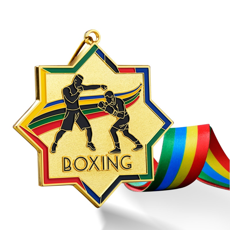 Daye Medaille Maken Boksen Fight Taekwondo Worstelen Concurrentie Medaille Algemene Goud Zilver Brons Medaille Metalen Medaille Maatwerk