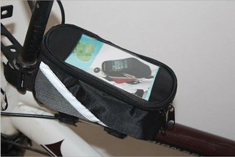 Outdoor fietstas fiets bovenframe voor vastzetbaar kleine fietstas zadelbuis tas oxford waterdichte tas houder