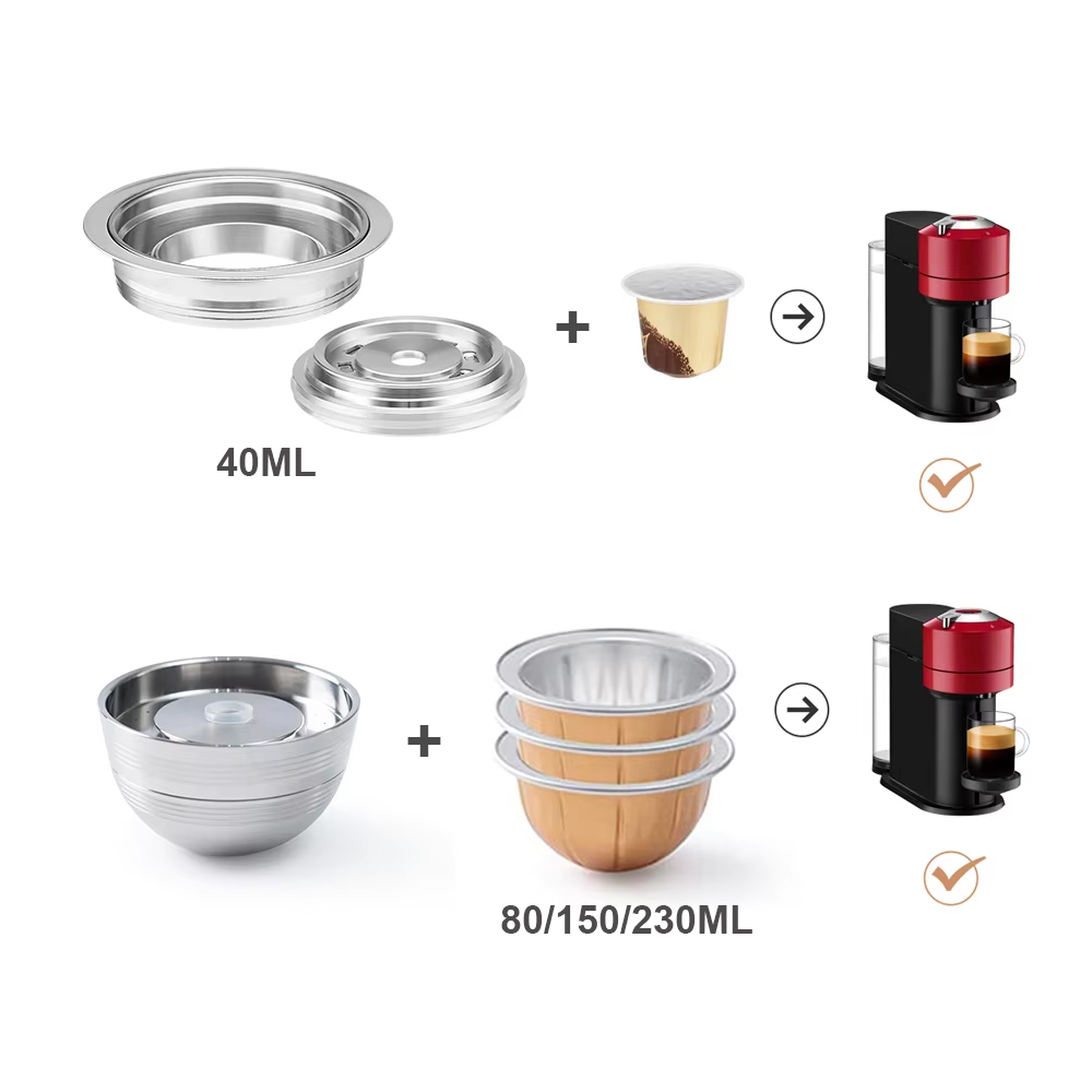 Capsule Adapter For Vertuo Pop & Next Machine Original Coffee Capsule Pods Convert to Vertuoline Capsules Espresso Maker