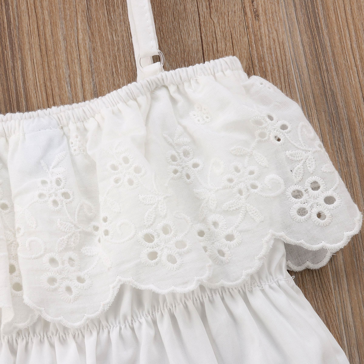 Brand Infant Toddler Newborn Baby Girl Swimsuit Lace Sunsuit Outfit Straped Ruffed Crop Solid Clothes