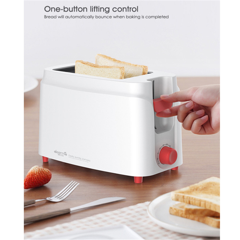 Deerma Automatische 2-Scheibe Brot Hersteller Toaster Brot Backen Maschine Voll Haushalt Edelstahl Toaster