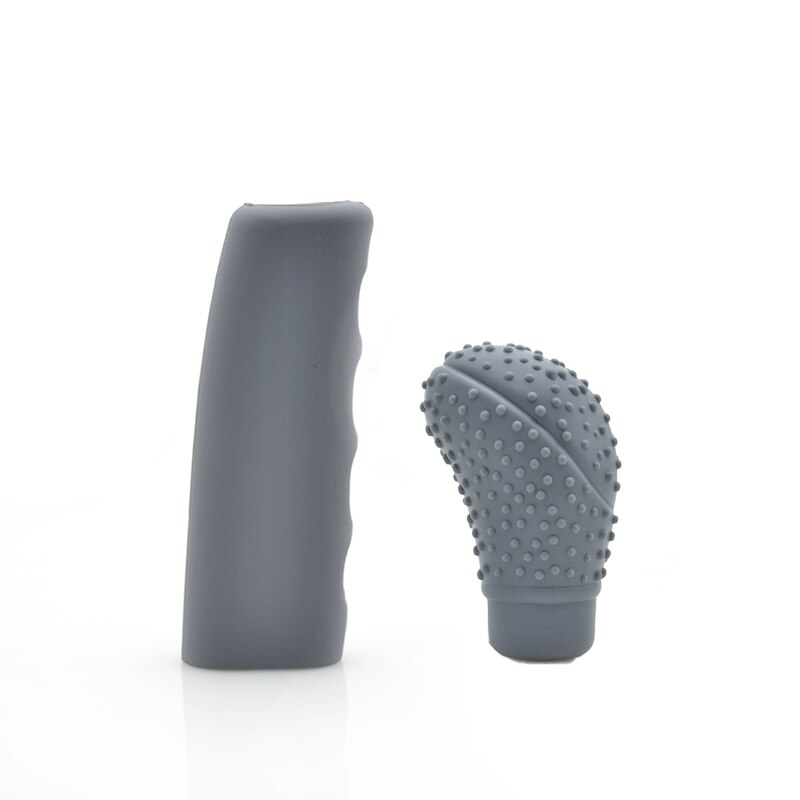 Car rubber Shift Gear Knob Cover Handbrake for Renault Latitude Laguna Frendzy DeZir Safrane ZE Megane Kadjar R-Space: B-gray