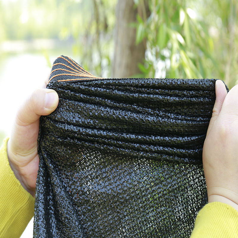 1M Wide Black Sun Shade Net 80% Shading Rate Balcony Roof Insulation Net Succulent Flowers Sunshade Sail Various Size