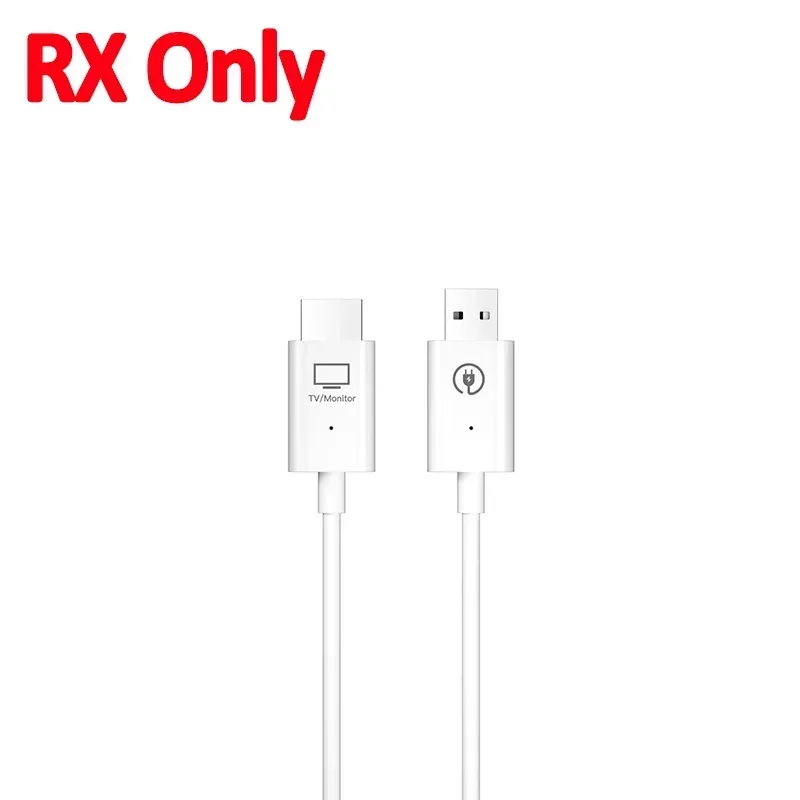 5g 50m trådlös hdmi-videosändare och -mottagare förlängare, display, usb-adapter, dongle för tv-sticka, monitor, projektor, dator: Grön