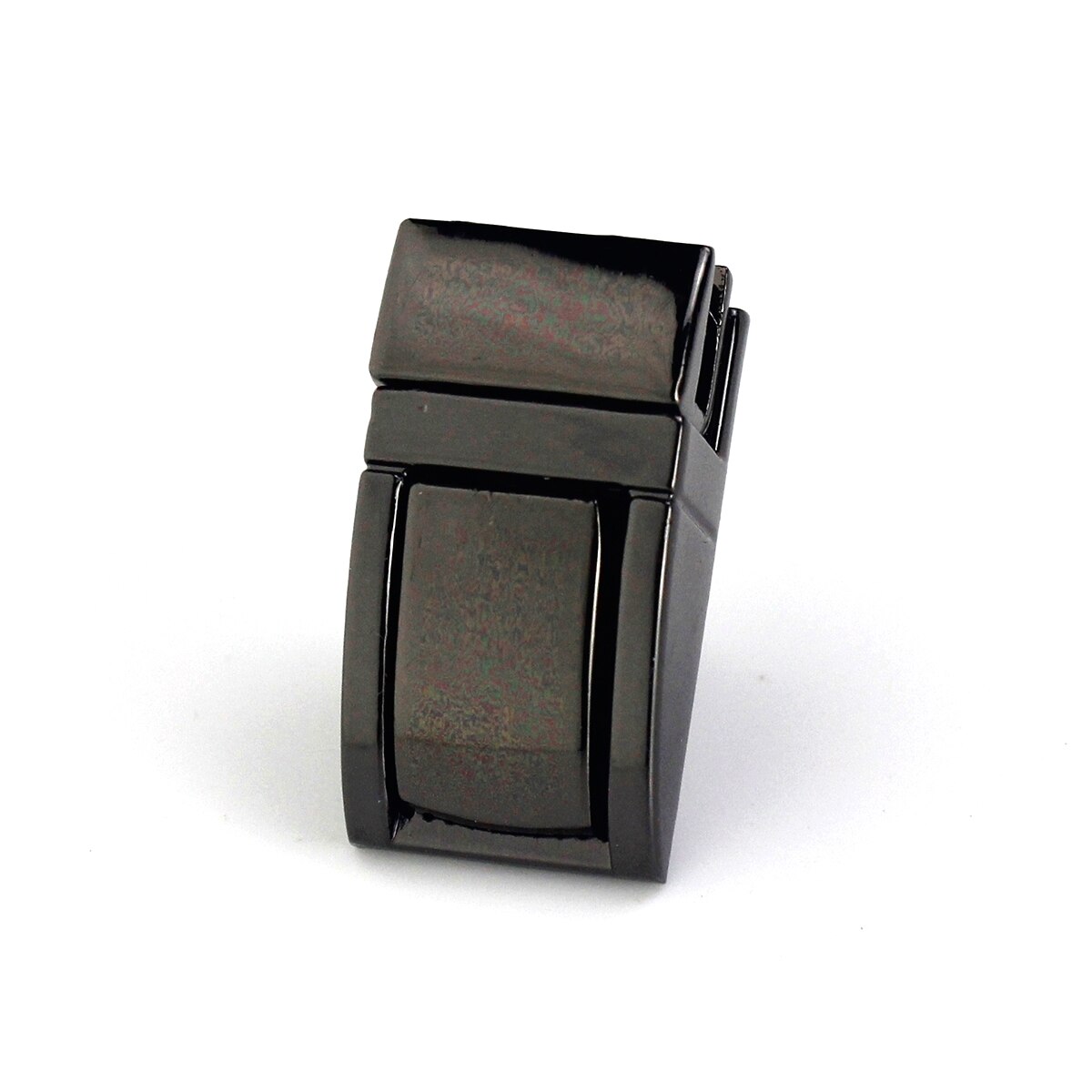 1pcs Metal Press Push Lock Bag Briefcase Spring Lock Snap Decorative Clasps Closure Leather Craft Diy Hardware Accessory: Gun black