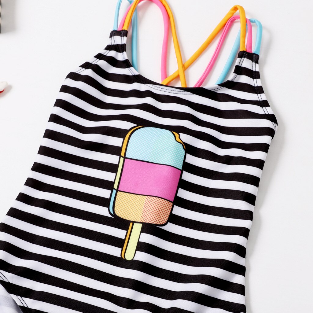 Bañador de una pieza para niñas de 3 a 8 años, traje de baño para niñas, ropa de playa, novedad de