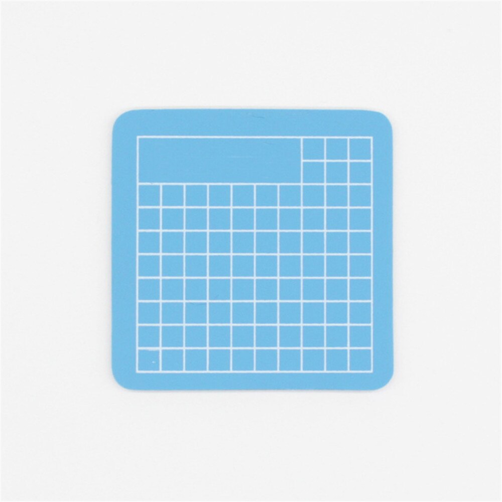 6*6cm PVC Cutting Mat Workbench Patchwork Cut for Scrapbooking Patchwork Carving Art Manual Tool Soft Self-healing Cutter Board: blue