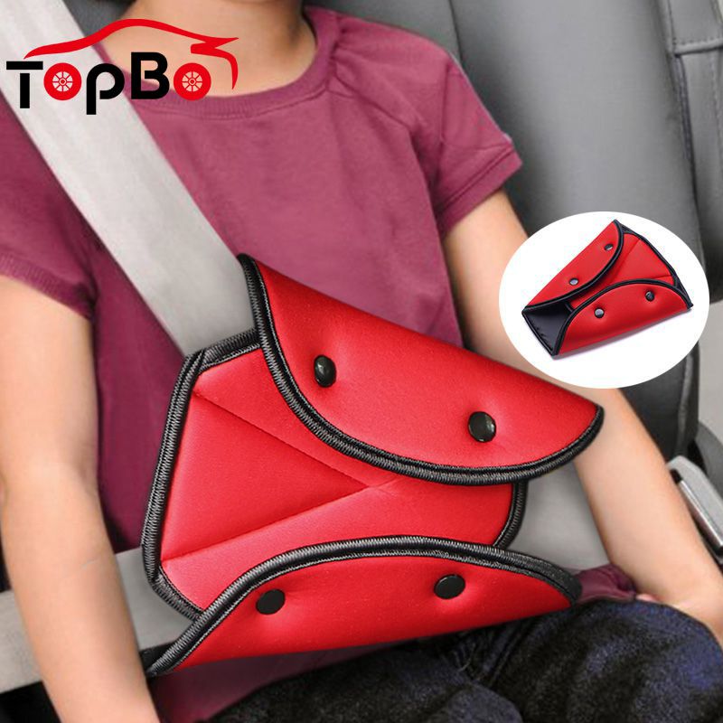 Auto Car Seat Veiligheid Belt Cover Pad Baby Kind Product Seat Belt Aanpassing Houder Driehoek Veiligheid Seat Belt Pad Clips voor Kids