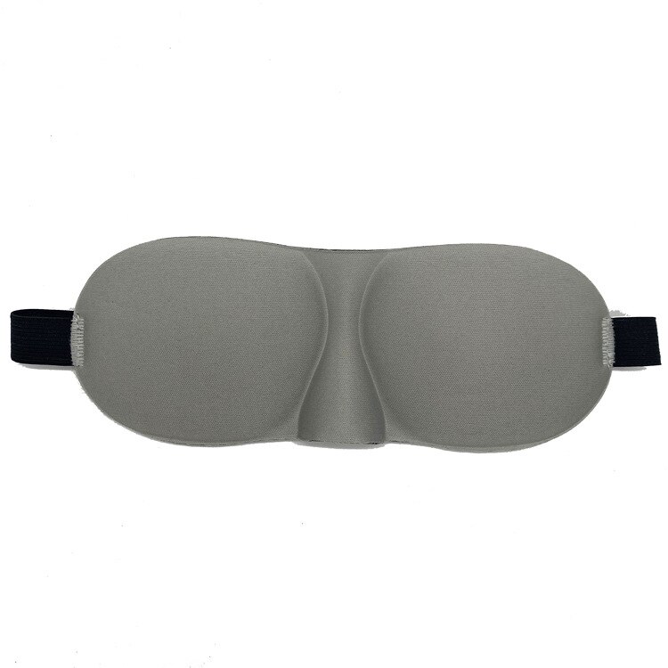 Máscara para dormir 3d, máscara natural para cobrir os olhos, máscara de olhos suave para homens e mulheres, máscara de venda portátil para viagem, 1 peça: GREY