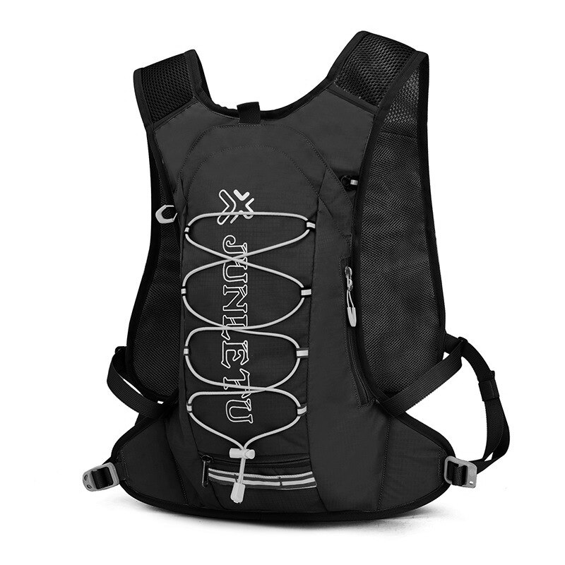 Fiets Bag Outdoor Sport Waterdichte Fietsen Rugzak Ademend Fiets Water Bag Klimmen Fietsen Hydratatie Junletu Rugzak: Black
