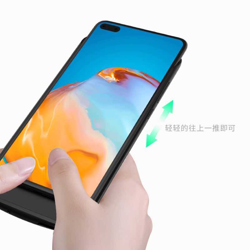 10000mAh batterijhoes voor Huawei P40/P40 Pro/P30/P30 Pro Draagbare oplader met hoge capaciteit Slanke beschermhoes met snel opladen