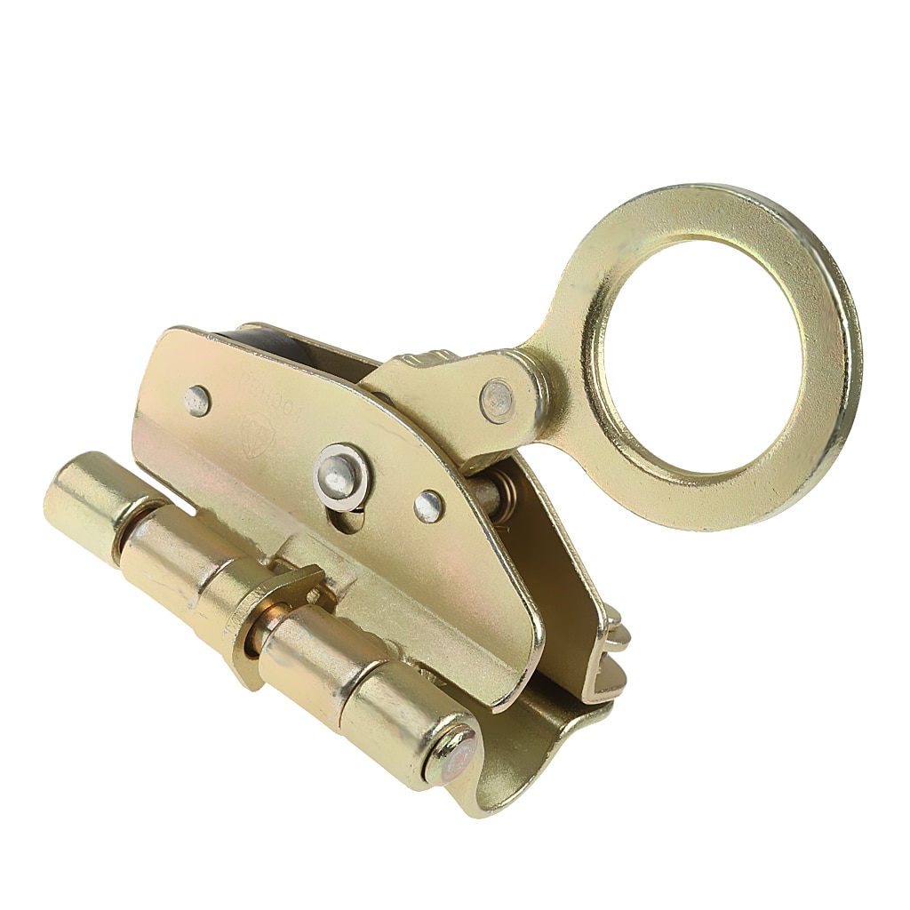 15KN Rock Climbing Ascender Rope Grab Ultralight Fall Protection Belay Device Ropes Riser Adjuster Gear for Outdoor