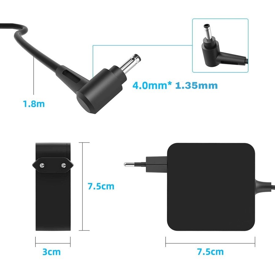 65W Laptop Power Supply Charger for Lenovo IdeaPad Flex 4 Flex 5 Flex 6 Flex 4-1470 4-1435 110-15ISK 110-15IBR 110-15ACL