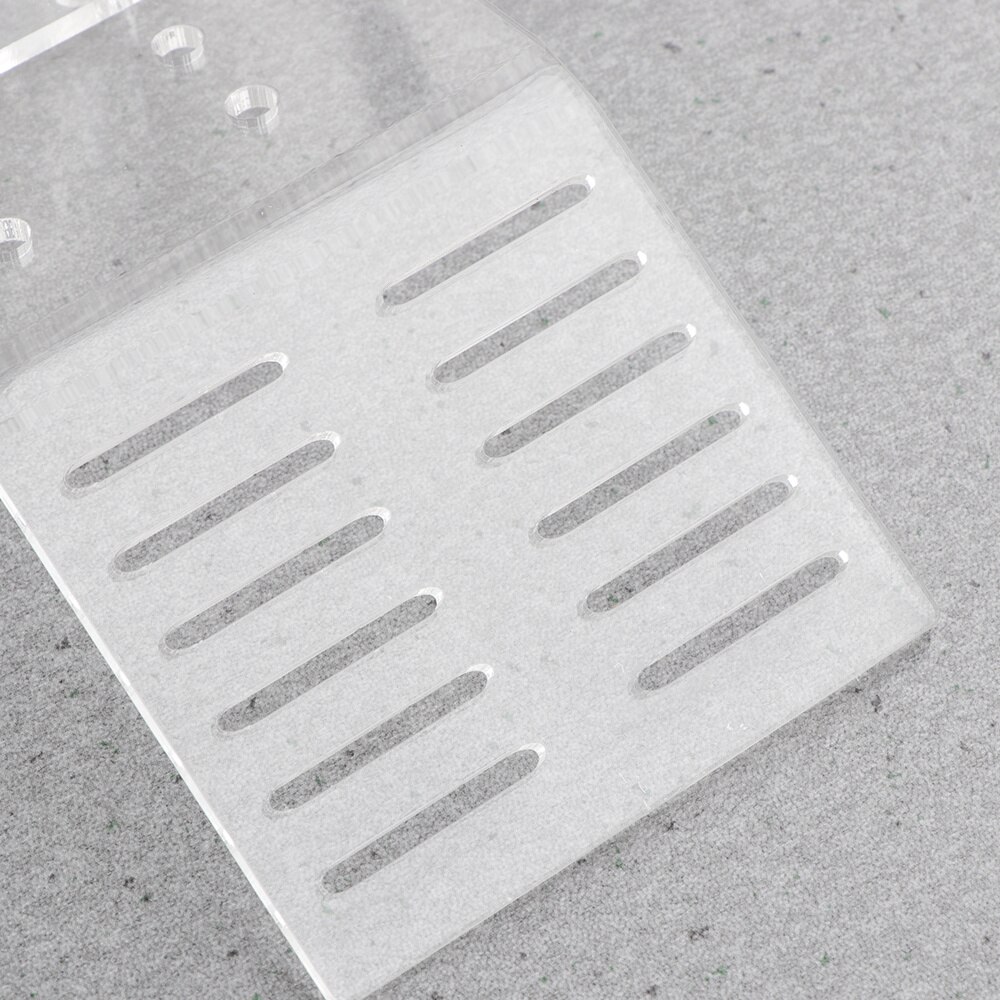 Turtle Dock Basking Platform Floating Turtle Pier with 2 Suction Cups (White) - Size