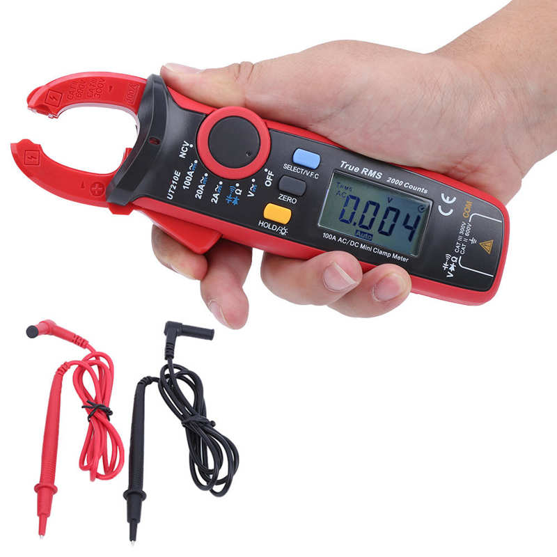 Multimeter UNI-T LCD Clamp Mini Digital Clamp Meter Handheld Multimeter Circuit Electrical Testing Instrument Amper