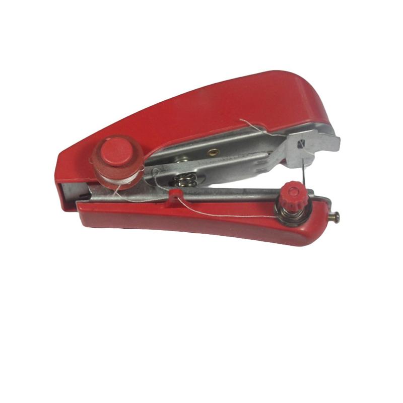 Draagbare Naaimachine Mini Draadloze Handheld Handleiding Naaimachine Voor Handwerken (Willekeurige Kleur)