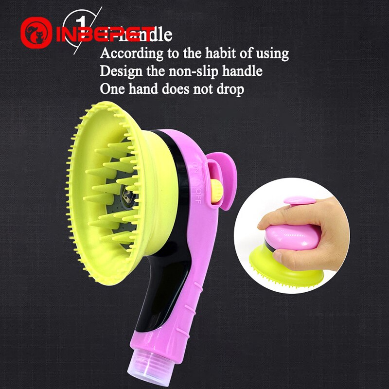 INBEPET Multifunction Pet Dog Bath Sprayers Shower Nozzle Spray Massage Head Cat Grooming Washing Sprayers Tools Pets Supplies