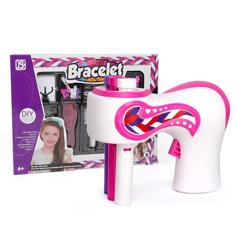 Trenza de pelo eléctrica automática para niña, herramienta de peinado trenzado con estilo, máquina trenzadora de giro, rodillo de tejido trenzado de cabello