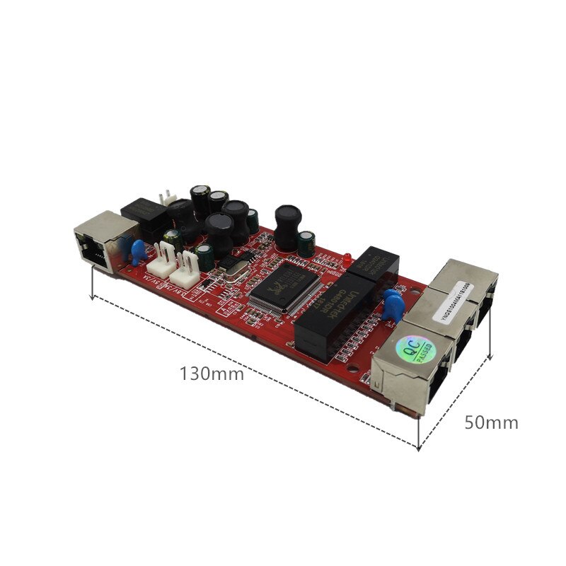 Schakelaar module 4 port 10/100/1000 mbps Un management Ethernet switch RJ45 port unmanaged commerciële Ethernet switch