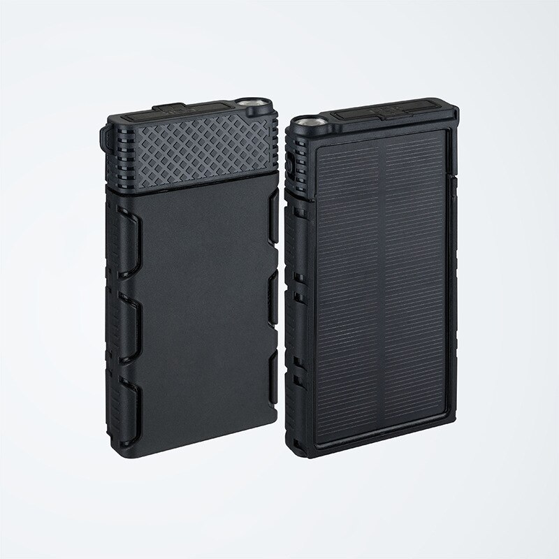 Banco de energía Solar de 50000mAh, cargador portátil de viaje para iPhone 11 pro, Samsung, Xiaomi, Banco de energía con linterna al aire libre