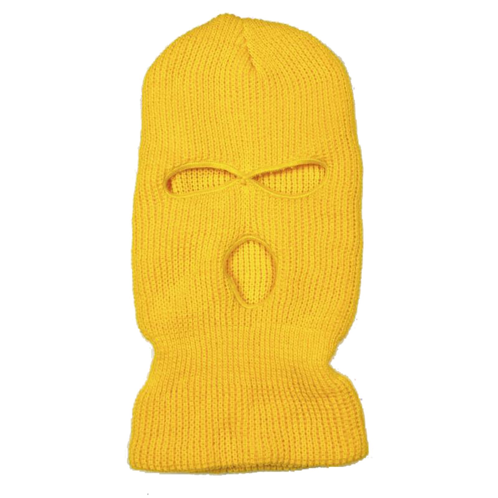 Men Knit Ski Face-Cover Winter Balaclavas Winter Outdoor Sports Full Face Mask ENA88: Purple