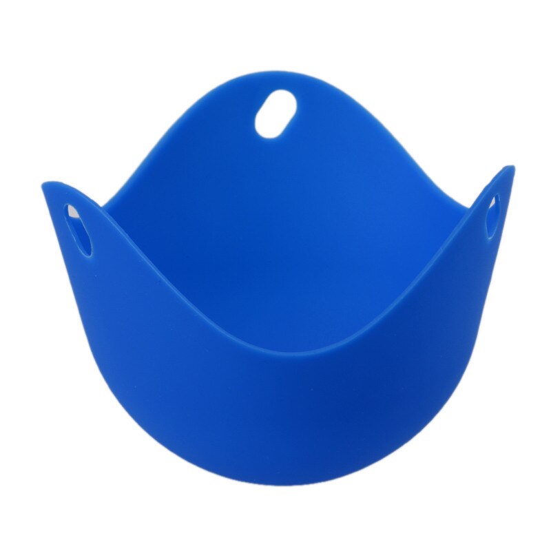 1PC 4 Colors 9*9*6cm Silicone Egg Poacher Egg Fried Circle Silicon Microwave Cooking Styling Kitchen Gadget