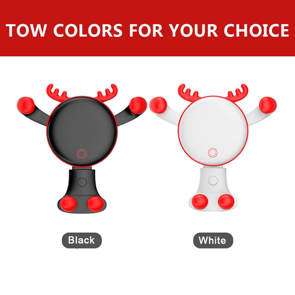 Universele Draaibare Mini Auto Air Vent Telefoon Houder Draadloze Telefoon Oplader Voor Auto Iphone Opladen