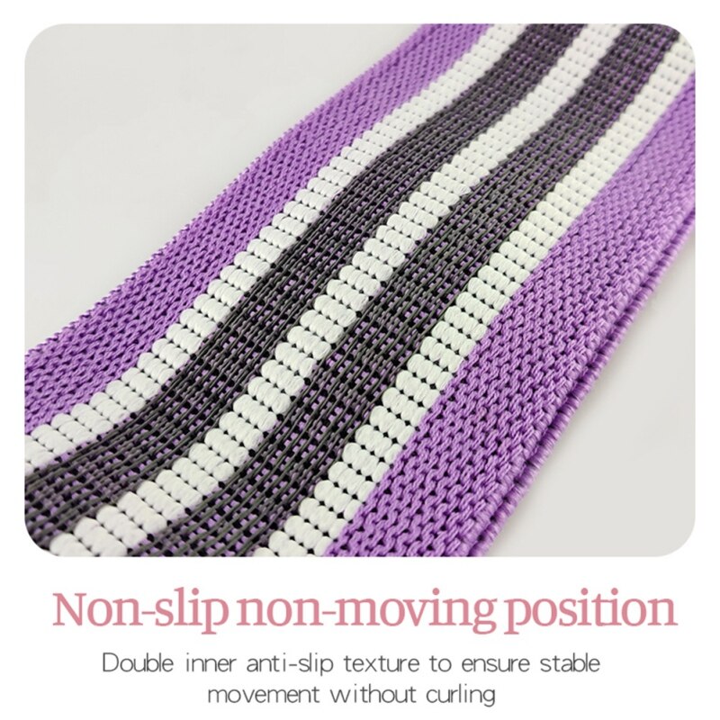 ! Resistance Bands Booty Hip Leg Exercise Elastic Training Fitness Workout No-Roll Up Circle Band Bands Gym Yoga Stretching