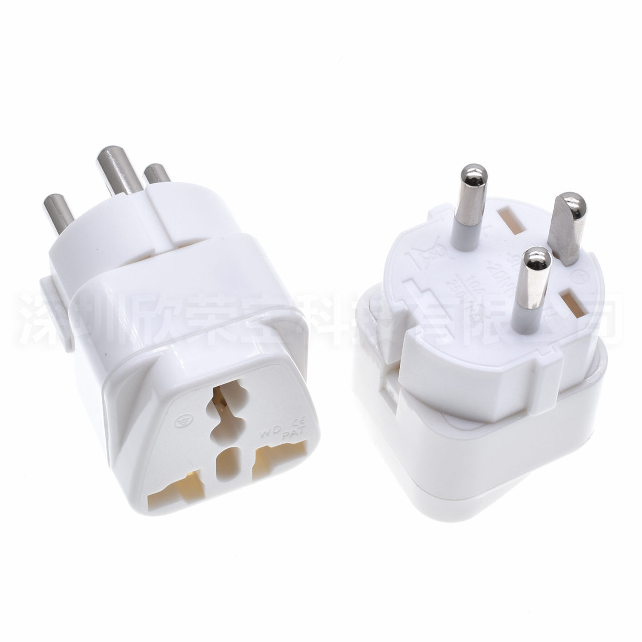 Denmark Travel phone computer laptop charging Plug Adapter Type K 3pins Danish Power Converter Electric Supply Adapter Connector