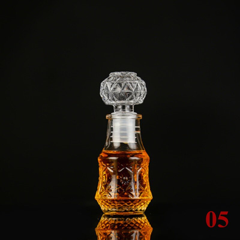 1 pièces petite maison fête whisky bouteille de vin clair vin décanteur GLA-137: 05