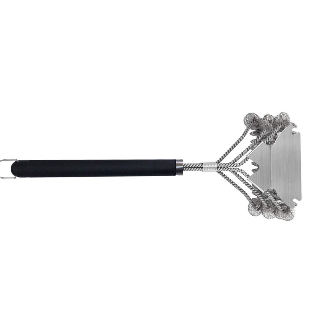 Grillreiniger-drahtbürste, tragbarer, extra breiter grillreiniger mit langem griff