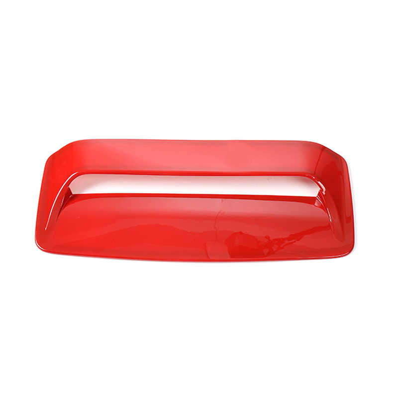MOPAI voiture style moulures pour Suzuki Jimny 2007 + ABS débit d'air capot d'admission Scoop évent capot couverture décoration voiture accessoires: red