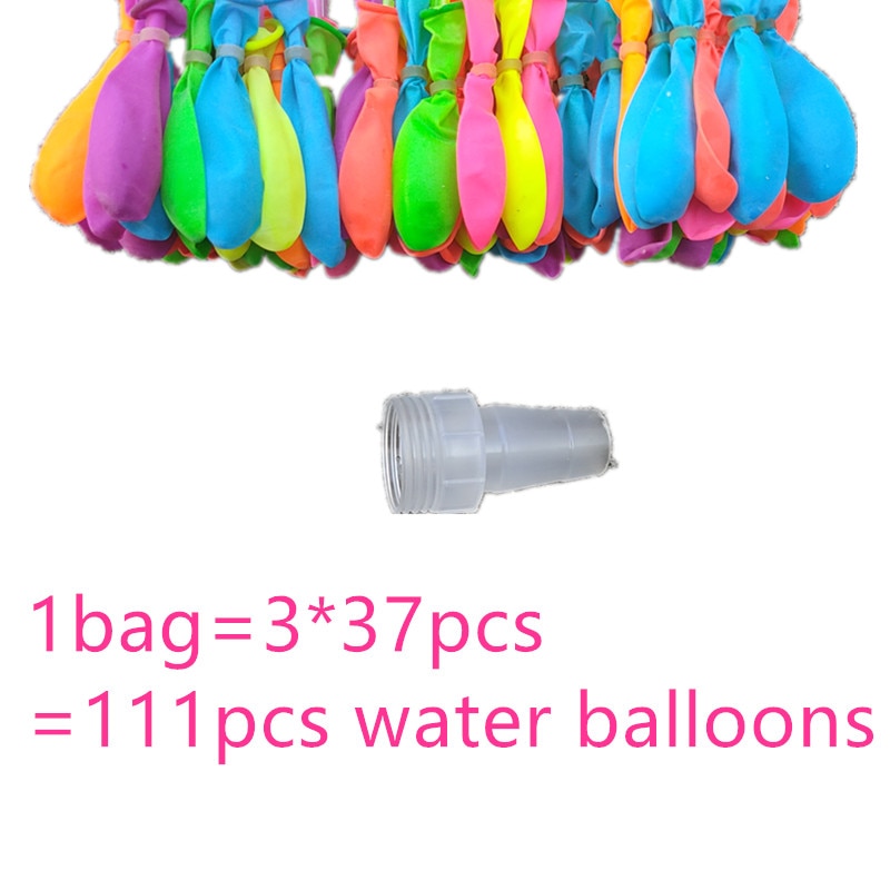 111 Pcs Water Bommen Ballon Verbazingwekkende Vullen Magic Ballon Kinderen Water War Game Supplies Kids Zomer Outdoor Strand Speelgoed Party