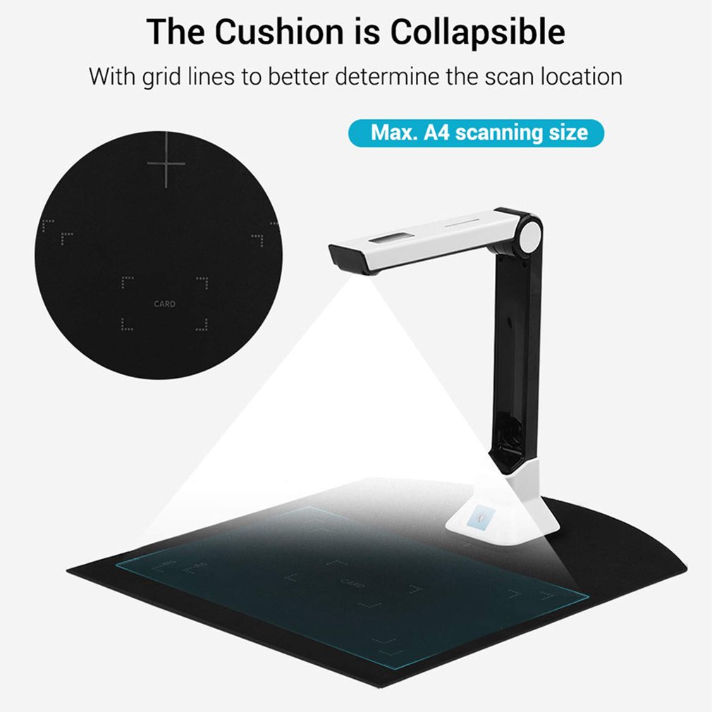 KC5M01 Portable Home Office High Speed Document High-definition Scanner Real-time Projection Video Recording Scanner