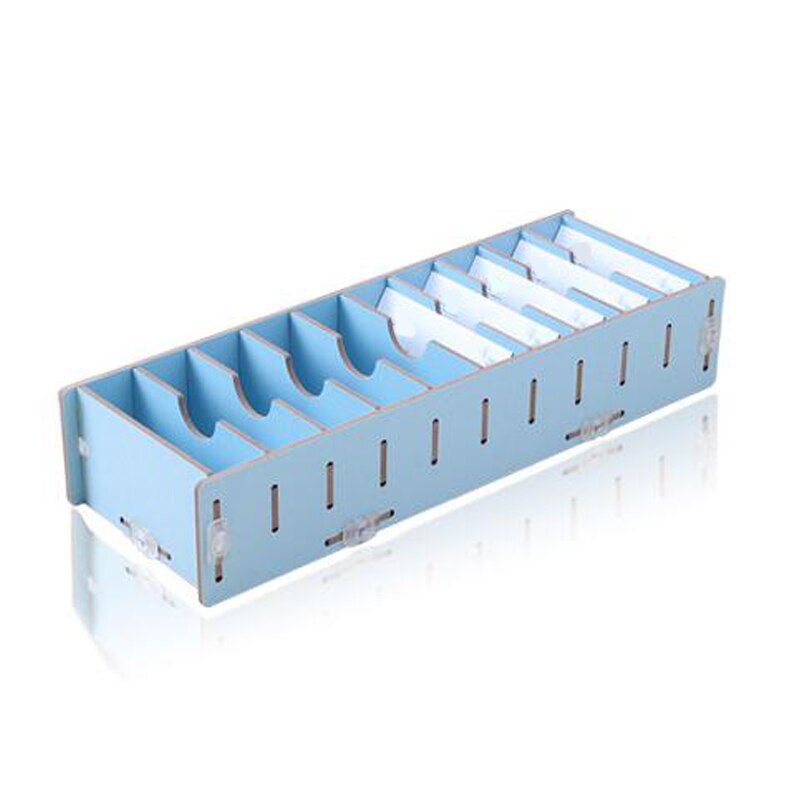 DIY Fine Wood Name Card Holder Name Card Stock Desk Organizer 600 Cards Divider Office Supplies Assembling Name Card Box