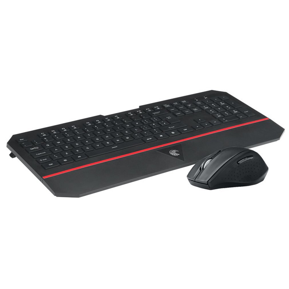 CPI Ultrathin 2.4G Wireless Keyboard and Mouse Set LED Optical Backlight Gaming Mouse for Laptop PC 800/1200/1600/2000/2400 E780