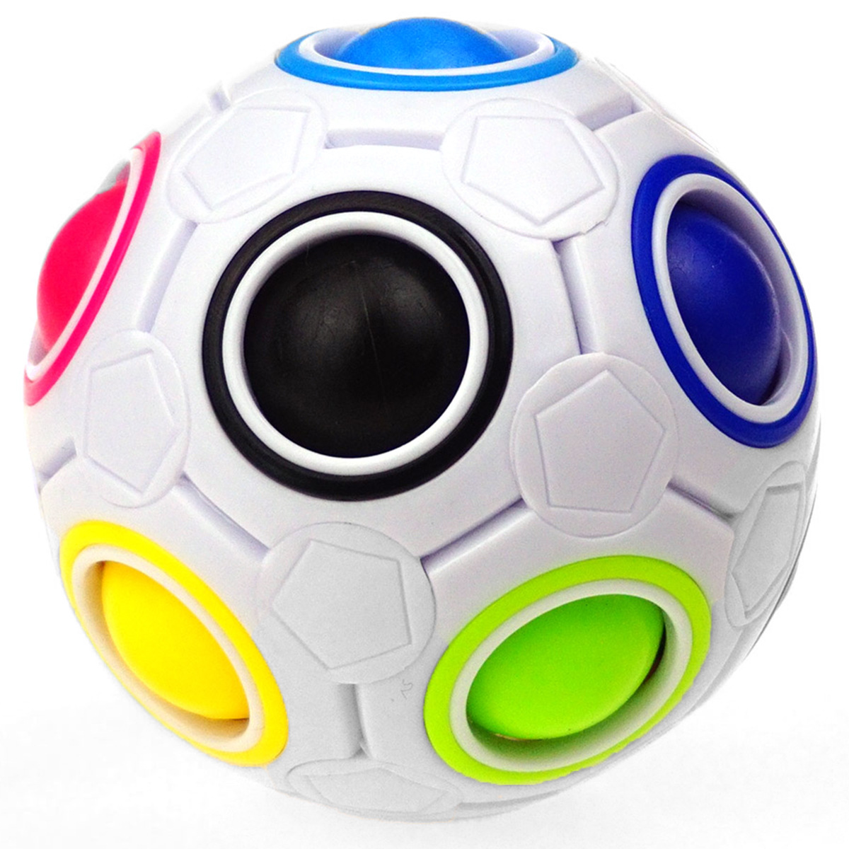 Voetbal Magische Kubus Antistress Cube Rainbow Puzzels Bal Educatief Fidget Speelgoed Leren Speelgoed Volwassen Kids Stress Reliever Speelgoed