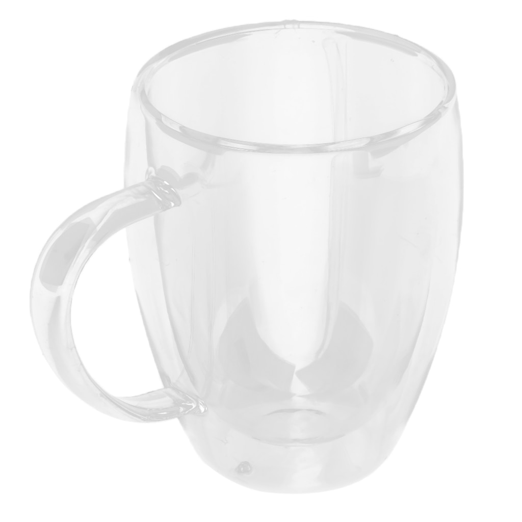 250 ~ 450ml klare galss cuo kontor kaffe/te krus dobbeltvægge drikkeglas espresso latte cappuccino glasvarer