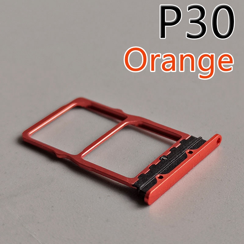 Mikro SD Karte Tablett Für Huawei P30 Lite SIM Karte Tablett Slot Sockel Halfter Adapter Ersatz Für Huawei P30 Profi VOG-L29 L09 L04: P30-Orange