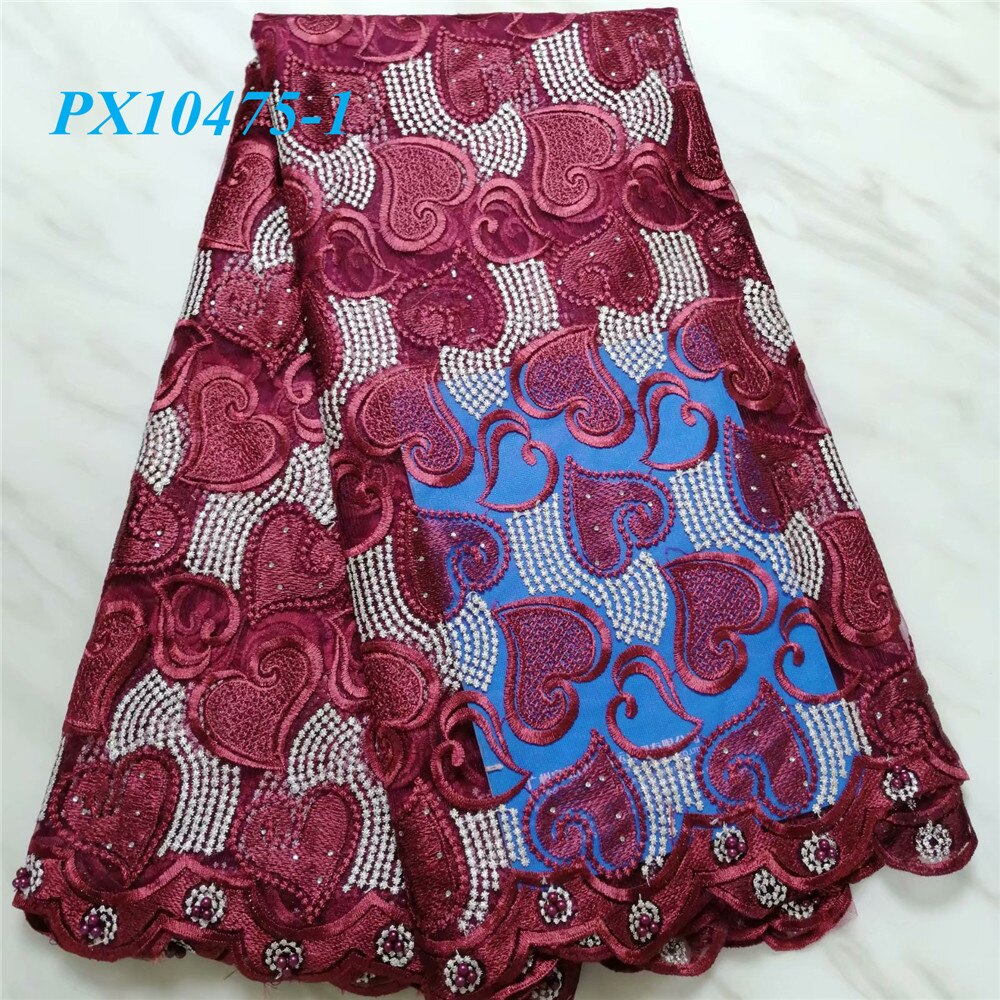 Broderi spets tyg indisk spets broderi mesh tyg vit brudklänning dubai spets
