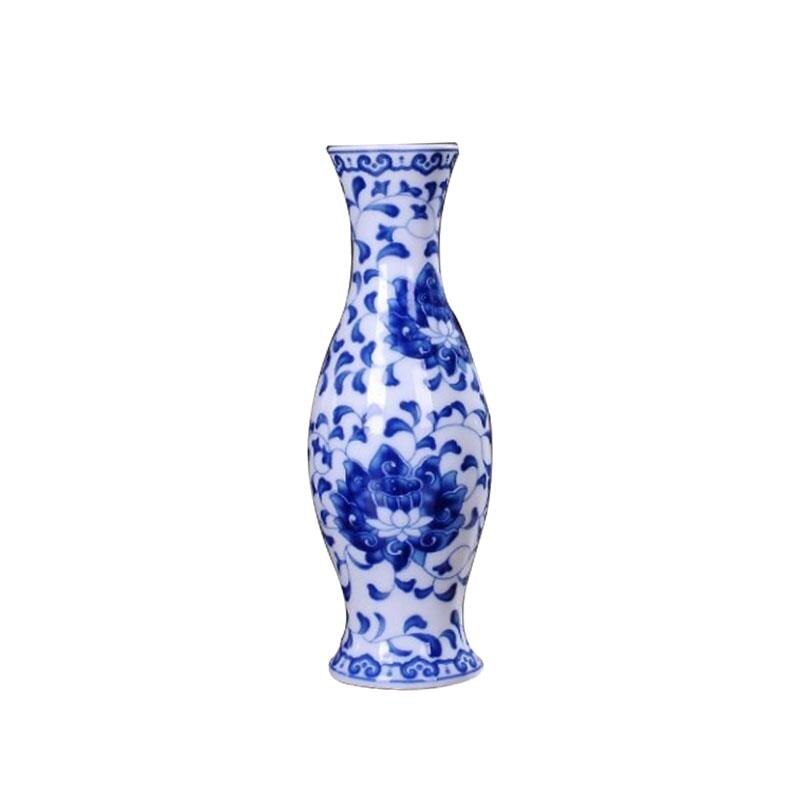 Keramische Vazen Traditionele Chinese Blauw En Wit Porselein Voor Bloemen Een Patroon: A3