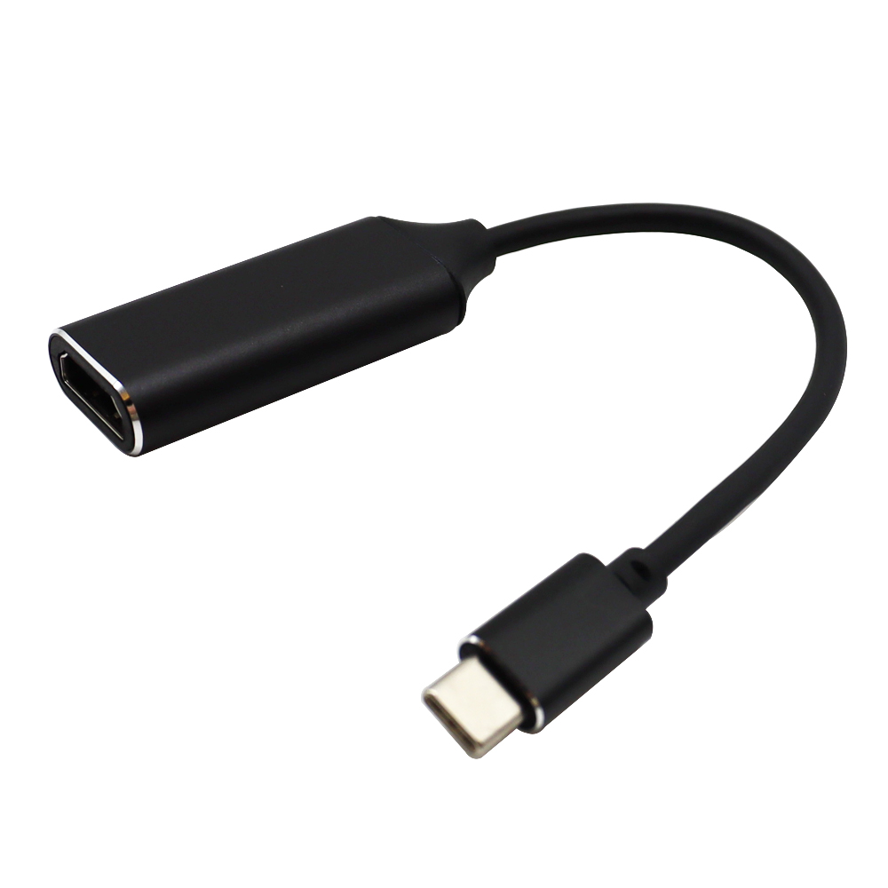 Type C to HDMI-compatible Adapter Converter USB C to HDMI Adapter Hdmi Cable Adaptor HDMI Converter 4K USB 3.1 HDTV For Macbook: black