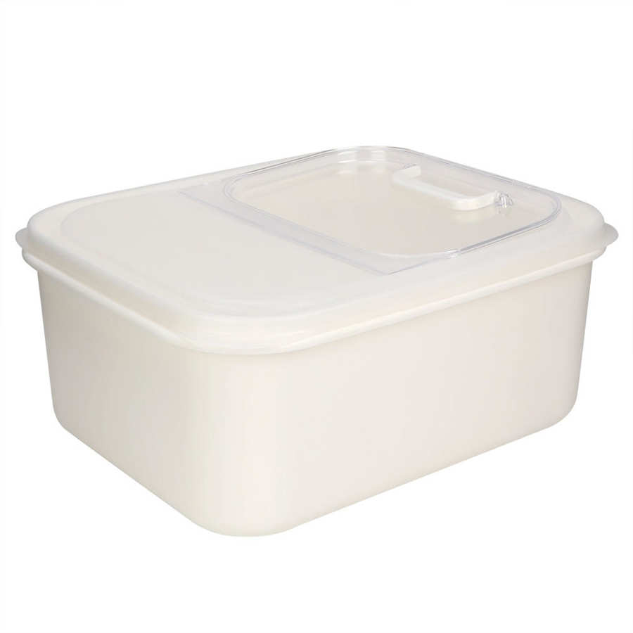 Pet Food Container Large Capacity Cat Dog Food Storage Box Container Bucket with Measuring Cup (Two Size Option)