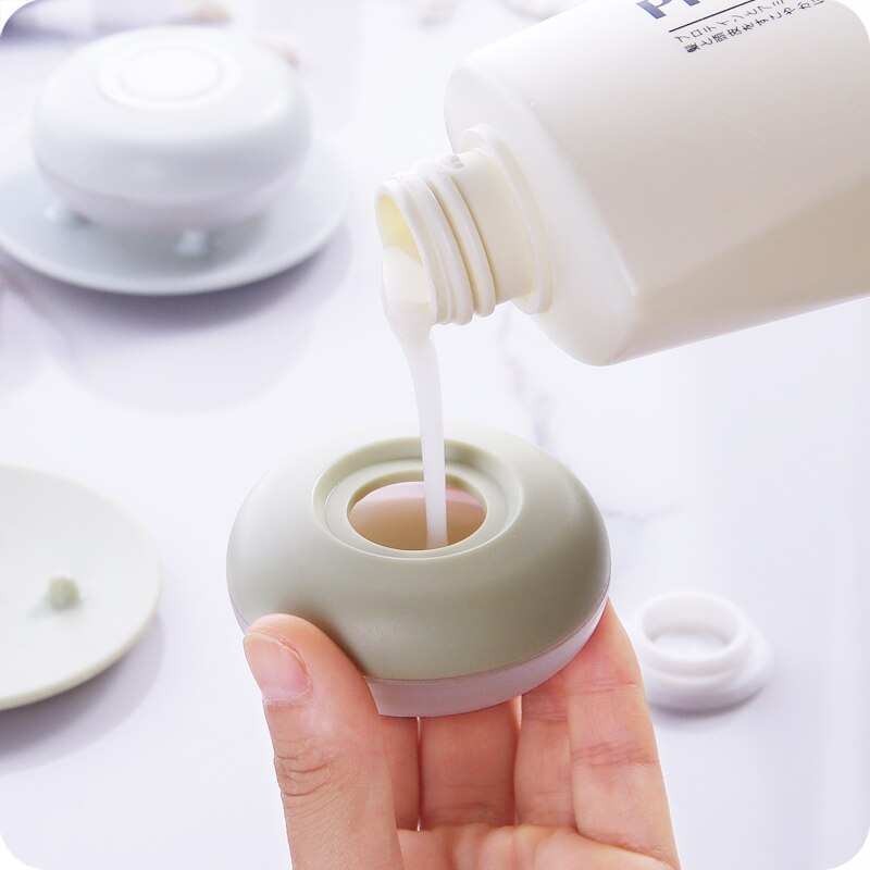 Dispensador de jabón portátil para viajes, dispensador de jabón líquido de Gel de ducha, botella de emulsión, bote para casa, cocina y baño, 4 Uds.