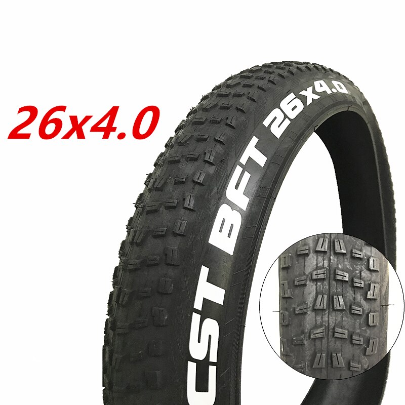 Cst Fiets Binnenband 26X4.0 Atv Band Strand Bike Tire Stad Vet Banden Sneeuw Fietsbanden Voor Elektrische fiets 100-559 26 Inch 30 Psi: out tire
