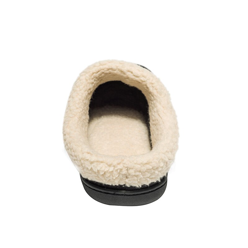 hiver maison épaisse coton pantoufles hommes chaussures de grande taille 48 49 50 antidérapant intérieur en peluche plat chaussures pour hommes
