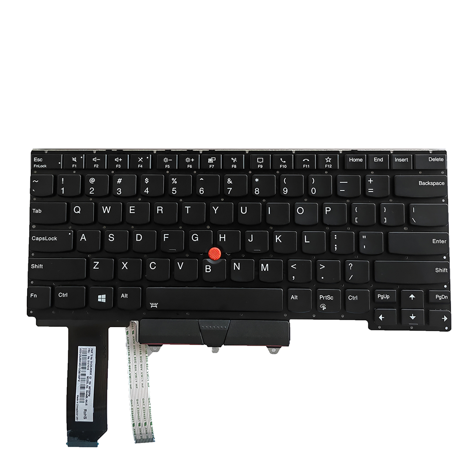 US Layout Keyboard for LENOVO IBM Thinkpad E14 GEN 1 20T6 20T7 20RA 20RB 20TA 20TB,P/N:V185920DK1 V185920BK1 PK131D53B26