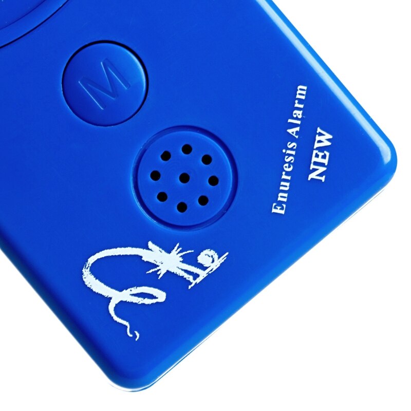 Adult Baby Bedwetting Enuresis Urine Bed Wetting Alarm +Sensor With Clamp Blue