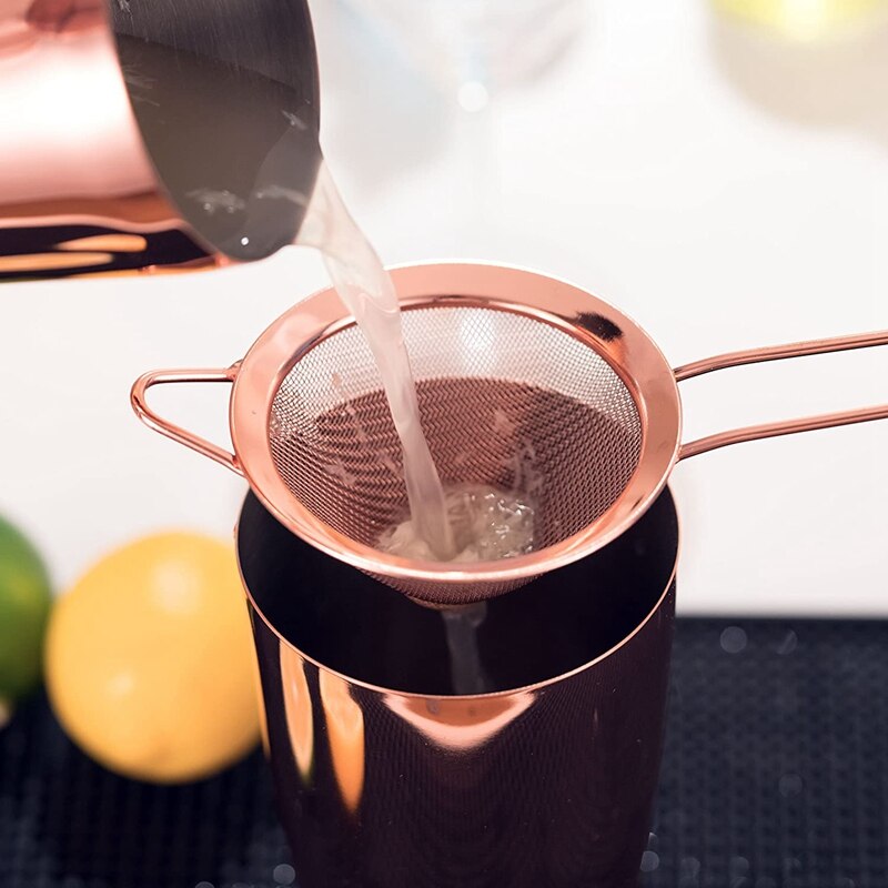 11- delt bartender sæt cocktail boston shaker barware sæt inkluderer 28 og 18 oz,  cocktail si sæt, dobbelt jigger